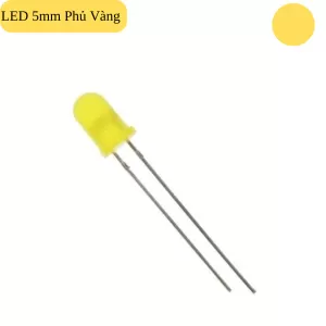 LED 5mm Phủ Vàng Chân Ngắn